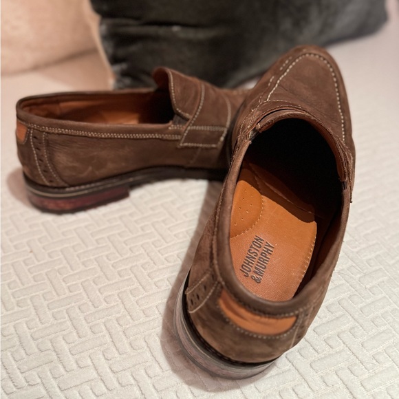 JOHNSTON & MURPHY Brown SUEDE PENNY LOAFER 20-3688 Size 8.5 - Picture 8 of 8